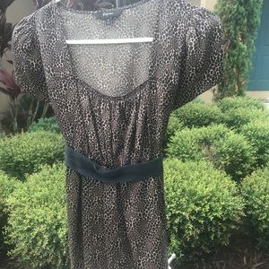 Express leopard print shirt Size S
